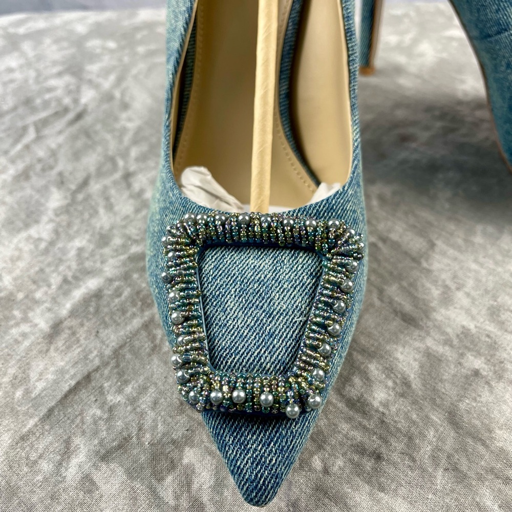 Brand New W/box Sam Edelman Harriet Pointed Toe Pump Size 9 - Picture 8 of 17